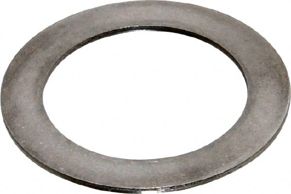Made in USA - 0.048" Thick, 1-1/8" Inside x 1-5/8" OD, Round Shim - Uncoated 302/304 Stainless Steel - Exact Tooling