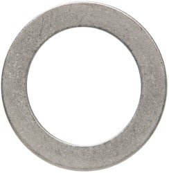 Made in USA - 0.06" Thick, 1-1/8" Inside x 1-5/8" OD, Round Shim - Uncoated 302/304 Stainless Steel - Exact Tooling