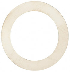 Made in USA - 0.001" Thick, 1-1/4" Inside x 1-3/4" OD, Round Shim - Uncoated 302/304 Stainless Steel - Exact Tooling