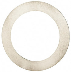 Made in USA - 0.012" Thick, 1-1/4" Inside x 1-3/4" OD, Round Shim - Uncoated 302/304 Stainless Steel - Exact Tooling