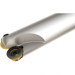 Iscar - 20mm Cutting Diam, 7mm Max Depth of Cut, Modular Connection Indexable Copy End Mill - 2 Inserts, RXCR, RXCW, RXMT 10 Insert, ER Toolholder - Exact Tooling