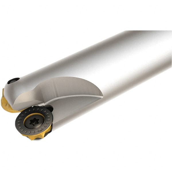 Iscar - 35mm Cutting Diam, 10mm Max Depth of Cut, Modular Connection Indexable Copy End Mill - 2 Inserts, RXCR, RXCW Insert, ER-M Toolholder - Exact Tooling