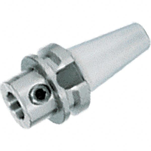 Iscar - CF4 System Size, BT40 Taper, Modular Tool Holding System Adapter - 52mm Projection, 1-3/4" Body Diam, Through Coolant - Exact Tooling