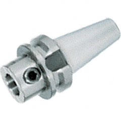 Iscar - CF4 System Size, BT40 Taper, Modular Tool Holding System Adapter - 110mm Projection, 1-3/4" Body Diam, Through Coolant - Exact Tooling