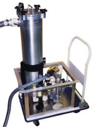 Made in USA - 5 CFM Air Input Rate, Oil Separator/Filter - 20 GPH Oil Removal Capacity, 20 Gallons per Minute Max Flow Rate - Exact Tooling