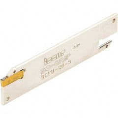 Iscar - 3 to 3.18mm Groove Width, Neutral Cut, DGFH Indexable Grooving Blade - DGN-P, DGN-UT/UA, DGN-Z, DGN/DGNC/DGNM-C, DGN/DGNM-J/JS/JT, DGR-Z/ZS, DGR/L-C DGRC/LC-C, DGR/L-J/JS Insert Style, Series Do-Grip & Heli-Grip - Exact Tooling