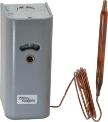 White-Rodgers - Refrigeration Temperature Controls Capillary Length: 5 Ft. Differential: Adjustable 3.5 to 40 F - Exact Tooling