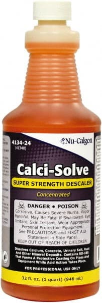 Nu-Calgon - 1 Qt Liquid Hydrochloric Acid Drain Cleaner - Acidic Scent - Exact Tooling