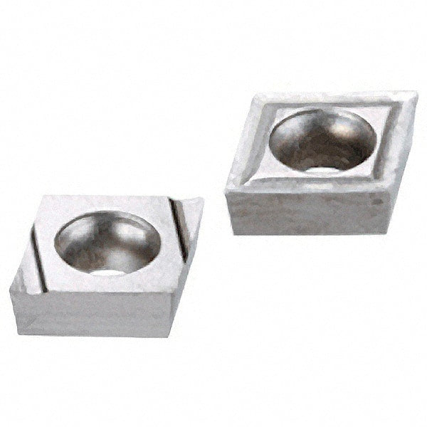 Iscar - CCGT2-0 Grade IC20 Carbide Turning Insert - Uncoated, 80° Diamond, 1/4" Inscr Circle, 3/32" Thick, 0.0079" Corner Radius - Exact Tooling