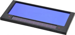 ArcOne - 4-1/4" Wide x 2" High, Lens Shade 10, Auto-Darkening Lens - 0.2" Thick, Green, Horizontal Mount - Exact Tooling