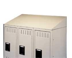 Tennsco - 36" Wide12" Deep, Locker Slope Top - Exact Tooling
