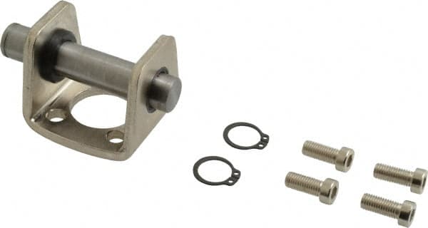 SMC PNEUMATICS - Air Cylinder Double Clevis - For 1-1/2" Air Cylinders, Use with NCGD - Exact Tooling