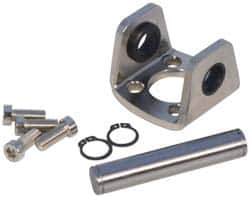 SMC PNEUMATICS - Air Cylinder Double Clevis - For 1-1/4" Air Cylinders, Use with NCGD - Exact Tooling