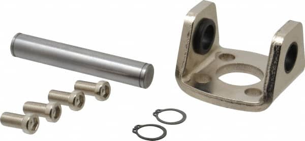SMC PNEUMATICS - Air Cylinder Double Clevis - For 2-1/2" Air Cylinders, Use with NCGD - Exact Tooling