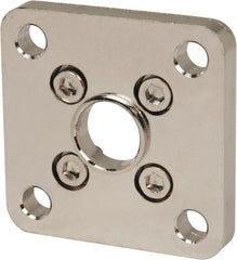 SMC PNEUMATICS - Air Cylinder Flange Mount - For 1-1/4" Air Cylinders, Use with NCGF/G - Exact Tooling