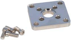 SMC PNEUMATICS - Air Cylinder Flange Mount - For 1-1/2" Air Cylinders, Use with NCGF/G - Exact Tooling