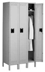 Tennsco - 3 Door, 1 Tier, Locker - Exact Tooling