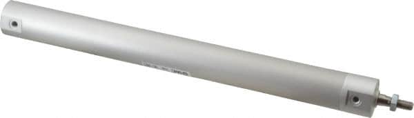 SMC PNEUMATICS - 3/4" Bore Double Acting Air Cylinder - 1/8 Port, 1/4-28 Rod Thread, 140 Max psi, 40 to 140°F - Exact Tooling