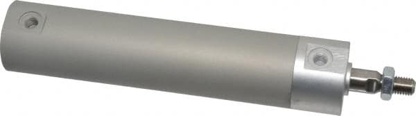 SMC PNEUMATICS - 1" Bore Double Acting Air Cylinder - 1/8 Port, 5/16-24 Rod Thread, 140 Max psi, 40 to 140°F - Exact Tooling