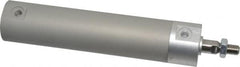 SMC PNEUMATICS - 1" Bore Double Acting Air Cylinder - 1/8 Port, 5/16-24 Rod Thread, 140 Max psi, 40 to 140°F - Exact Tooling