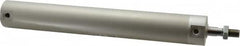 SMC PNEUMATICS - 1-1/4" Bore Double Acting Air Cylinder - 1/8 Port, 7/16-20 Rod Thread, 140 Max psi, 40 to 140°F - Exact Tooling