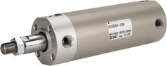 SMC PNEUMATICS - 2" Bore Double Acting Air Cylinder - 1/4 Port, 1/2-20 Rod Thread, 140 Max psi, 40 to 140°F - Exact Tooling