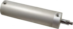 SMC PNEUMATICS - 2-1/2" Bore Double Acting Air Cylinder - 1/4 Port, 1/2-20 Rod Thread, 140 Max psi, 40 to 140°F - Exact Tooling