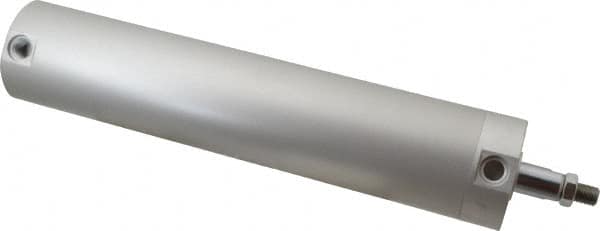 SMC PNEUMATICS - 2-1/2" Bore Double Acting Air Cylinder - 1/4 Port, 1/2-20 Rod Thread, 140 Max psi, 40 to 140°F - Exact Tooling