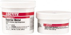 Loctite - 1 Lb Pail Two Part Epoxy - 20 min Working Time, 2,820 psi Shear Strength, Series Fixmaster - Exact Tooling
