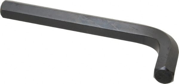 Value Collection - 1" Hex, Short Arm, Hex Key - 9-5/32" OAL, Alloy Steel, Inch System of Measurement - Exact Tooling