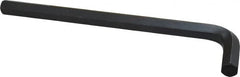 Value Collection - 5/8" Hex, Long Arm, Hex Key - 9-21/32" OAL, Alloy Steel, Inch System of Measurement - Exact Tooling