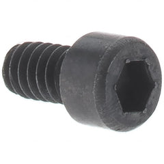 Value Collection - #4-48 UNF Hex Socket Drive, Socket Cap Screw - Alloy Steel, Black Oxide Finish, Fully Threaded, 7/8" Length Under Head - Exact Tooling