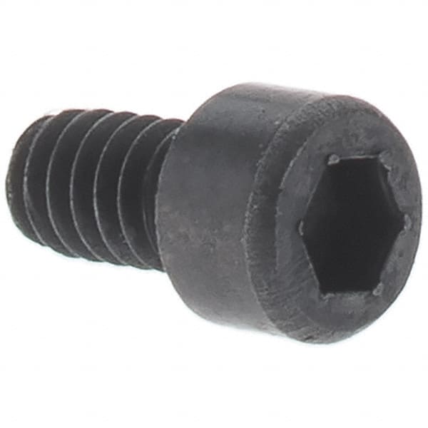 Value Collection - #0-80 UNF Hex Socket Drive, Socket Cap Screw - Alloy Steel, Black Oxide Finish, Fully Threaded, 1/8" Length Under Head - Exact Tooling