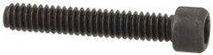 Value Collection - #0-80 UNF Hex Socket Drive, Socket Cap Screw - Alloy Steel, Black Oxide Finish, Fully Threaded, 3/8" Length Under Head - Exact Tooling