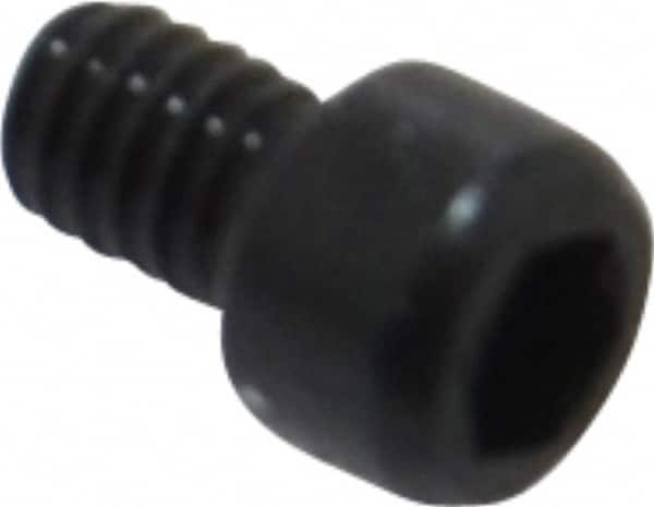 Value Collection - #1-72 UNF Hex Socket Drive, Socket Cap Screw - Alloy Steel, Black Oxide Finish, Fully Threaded, 1/8" Length Under Head - Exact Tooling