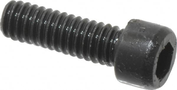 Value Collection - #1-72 UNF Hex Socket Drive, Socket Cap Screw - Alloy Steel, Black Oxide Finish, Fully Threaded, 1/4" Length Under Head - Exact Tooling