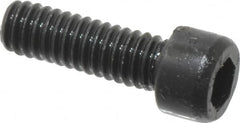 Value Collection - #1-72 UNF Hex Socket Drive, Socket Cap Screw - Alloy Steel, Black Oxide Finish, Fully Threaded, 1/4" Length Under Head - Exact Tooling