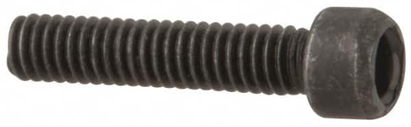 Value Collection - #1-72 UNF Hex Socket Drive, Socket Cap Screw - Alloy Steel, Black Oxide Finish, Fully Threaded, 3/8" Length Under Head - Exact Tooling