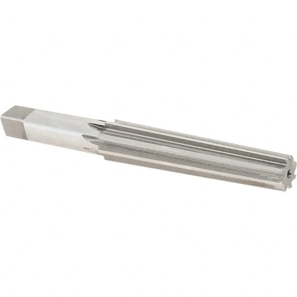 Alvord Polk - 0.57" Small End, 0.744" Large End, Straight Shank, 3-1/2" Flute, 2MT Morse Taper Reamer - Exact Tooling