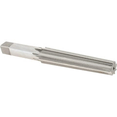 Alvord Polk - 0.57" Small End, 0.744" Large End, Straight Shank, 3-1/2" Flute, 2MT Morse Taper Reamer - Exact Tooling
