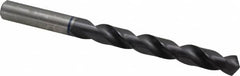 Accupro - 29/64" 120° Cobalt Jobber Drill - TiAlN Finish, Right Hand Cut, Spiral Flute, Straight Shank, 142mm OAL, Faceted Point - Exact Tooling