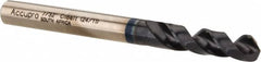 Accupro - 7/32" 120° Spiral Flute Cobalt Screw Machine Drill Bit - Exact Tooling