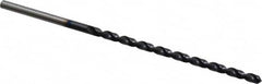 Accupro - 9/64", 118° Point, Spiral Flute, Vanadium High Speed Steel Taper Length Drill Bit - TiAlN Finish, 73mm Flute Length, 112mm OAL - Exact Tooling