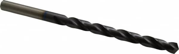 Accupro - 29/64" 118° Spiral Flute Vanadium High Speed Steel Taper Length Drill Bit - Exact Tooling