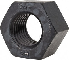 Value Collection - 1-3/8 - 6 UNC Steel Right Hand Heavy Hex Nut - 2-3/16" Across Flats, 1-11/32" High, Uncoated, 2B Class of Fit - Exact Tooling