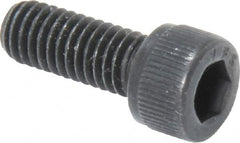 Value Collection - #10-32 UNF Hex Socket Drive, Socket Cap Screw - Alloy Steel, Black Oxide Finish, Fully Threaded, 1/2" Length Under Head - Exact Tooling
