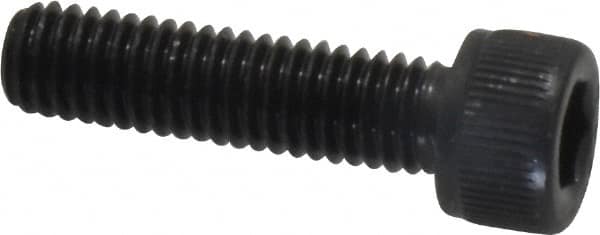 Value Collection - #10-32 UNF Hex Socket Drive, Socket Cap Screw - Alloy Steel, Black Oxide Finish, Fully Threaded, 3/4" Length Under Head - Exact Tooling