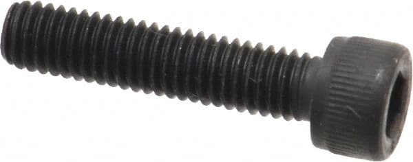 Value Collection - #10-32 UNF Hex Socket Drive, Socket Cap Screw - Alloy Steel, Black Oxide Finish, Fully Threaded, 7/8" Length Under Head - Exact Tooling