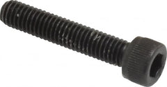 Value Collection - #10-32 UNF Hex Socket Drive, Socket Cap Screw - Alloy Steel, Black Oxide Finish, Fully Threaded, 1" Length Under Head - Exact Tooling