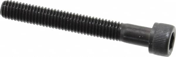 Value Collection - #10-32 UNF Hex Socket Drive, Socket Cap Screw - Alloy Steel, Black Oxide Finish, Partially Threaded, 1-1/2" Length Under Head - Exact Tooling